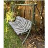 Image 2 : Patio Porch Swing With Stand