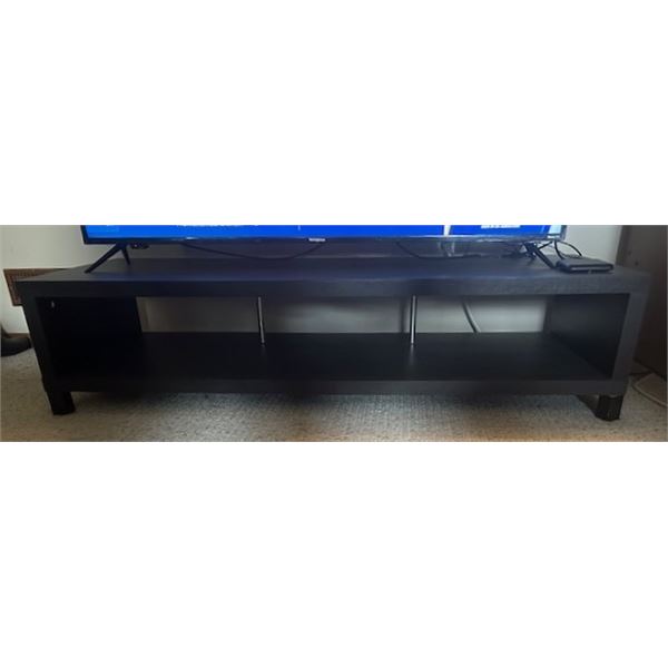 TV Stand/Entertainment Unit  - TV not included - measures 59" L x 21.5" W x 13.5" H (interior shelf