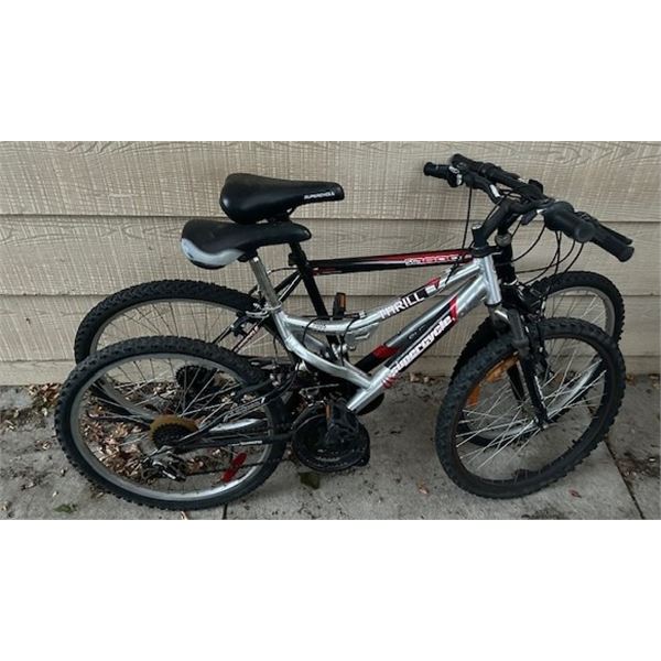 (2) Bikes -1 SuperCycle SC1800 mountain bike, 1 SuperCycle Thrill kids bike