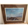 Image 1 : Framed Print "Saskatchewan Harvest" No. 51/275 - Artist: Kelvin Sawatzky. 27" x 24"