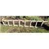 Image 2 : (10) Garden Tools - 8-ft. wooden ladder, quality plastic waste bin with lid, post-hole digger, shove