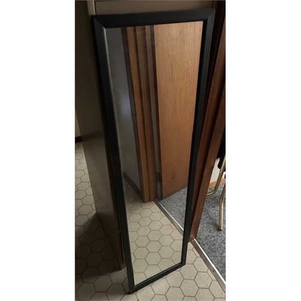 Household mirror measuring 50" x 14"