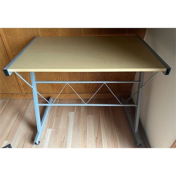 Craft table - sturdy and solid. Dimensions: 43"W x 22"L x 28.5" H