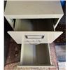 Image 3 : Metal 2-Drawer File Cabinet - measures 28"L x 15"W x 28" H