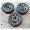 Image 1 : (3) Tires with Rims (Nexev 215/70R15, Firestone 215/70R15, Firestone 215/70R15)