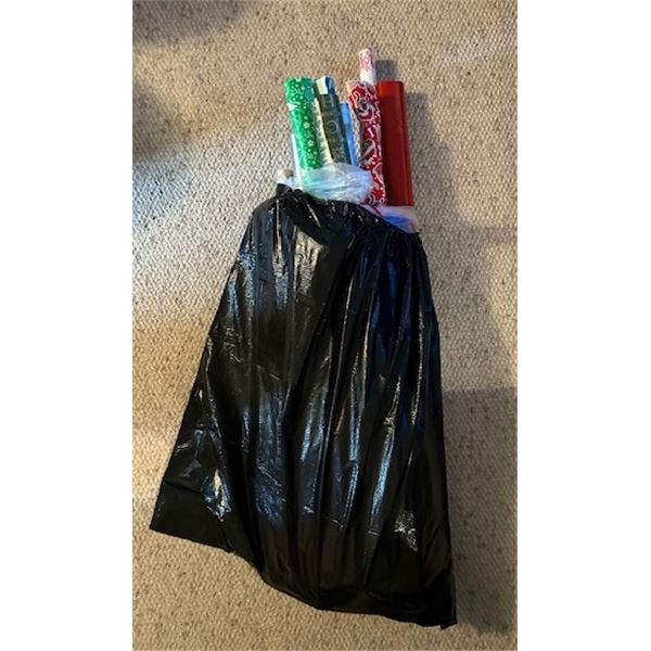 Large Bag of Wrapping paper - over a dozen rolls