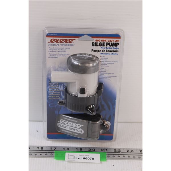 SeaSense Boat Bilge Pump - Float Switch Combo - NIB