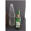 Image 3 : (5) Vintage Glass Bottles: 7 Up, Pepsi, Diet Coke, Ketchup, Root Beer Jug