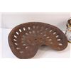 Image 2 : Antique Tractor Seat & Rogers Golden Syrup Tin - Some Wear