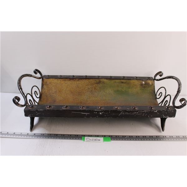 Fireplace Metal Log Holder - 26" x 7"