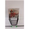 Image 1 : "Orange" Contemporary Art of Saint-Hyacinthe & Metal Book Rack