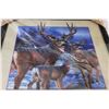 Image 4 : (3) Wildlife Pictures: Cougar Collector Plate Framed, Eagle, Holographic Deer (NIB)