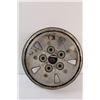 Image 5 : Mustang Hub Cap Battery Operated Wall Clock - 15" Diameter
