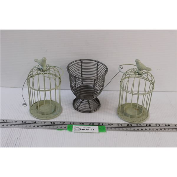 (3) Candle Tea Light Holders