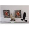 Image 1 : Waterproof Sight - Works, (2) Hunting DVDS, Faux Deer Home Decor