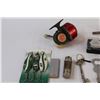 Image 2 : Fishing Reel, Saskatchewan Rough Riders Fishing Hooks< Lighters, Keys, Shot Glass Misc.