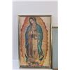 Image 2 : (4) Pictures: Our Lady of Guadalupe, Footprints, Victorian Lady, Farmyard