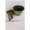 Image 1 : Historic Looking Outdoor Porch Light, Floral Garbage Can