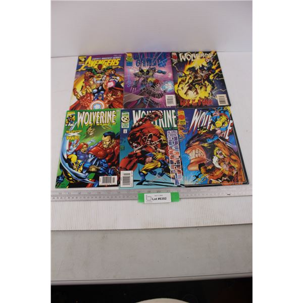 (6) Comics, Avengers, Wolverine