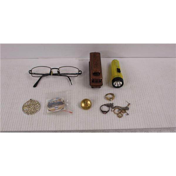 Reading Glasses, Necklace Pendant, Rings Pin, Misc.
