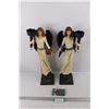 Image 1 : (2) Angel Candle Holders- 19'' Tall, Ford F100 Truck Emblem