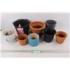 Image 1 : (8) Various Flower Pots, HC Companies, Made In Germany, Rio Dipladenia