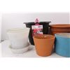Image 2 : (8) Various Flower Pots, HC Companies, Made In Germany, Rio Dipladenia