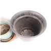 Image 4 : (3) Flower Pots, Terracotta, Plastic