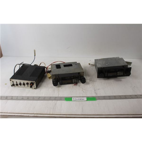 (3) Old Car Radios - As Is