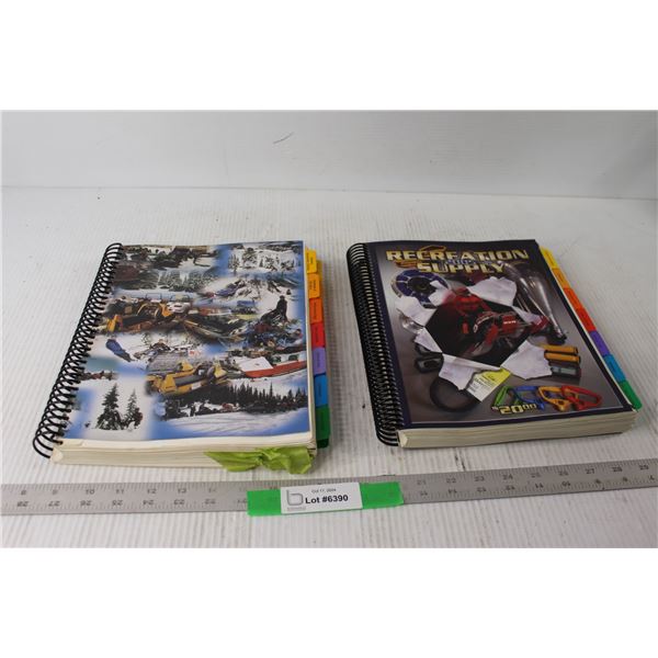 Car Parts Book, Snowmobile Parts Book