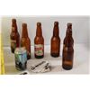 Image 2 : Yellow Crate, Assorted Beer Bottles and Cans