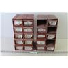 Image 1 : (2) Plastic Parts Organizers w/Nuts - Bolts - Washers