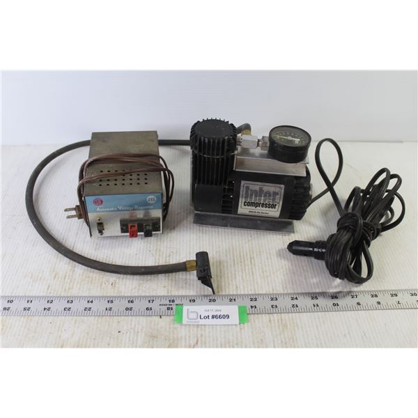 Inter Compressor - Automatic Voltage Regulator (both as is)