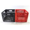 Image 1 : (2) Crates - Black & Red