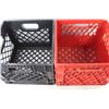 Image 2 : (2) Crates - Black & Red