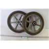 Image 1 : (2) Lawnmower Wheels (13 3/4")