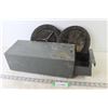 Image 1 : (2) Lawnmower Wheels (9") - Metal File Box