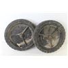 Image 2 : (2) Lawnmower Wheels (9") - Metal File Box