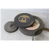 Image 3 : (5) Grinding Wheels - Metal Case w/Ratchet Wrenches - Metal Level - Oil Filter Wrench