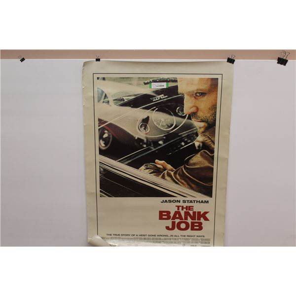 Poster - The Bank Job - Jason Statham (double sided)