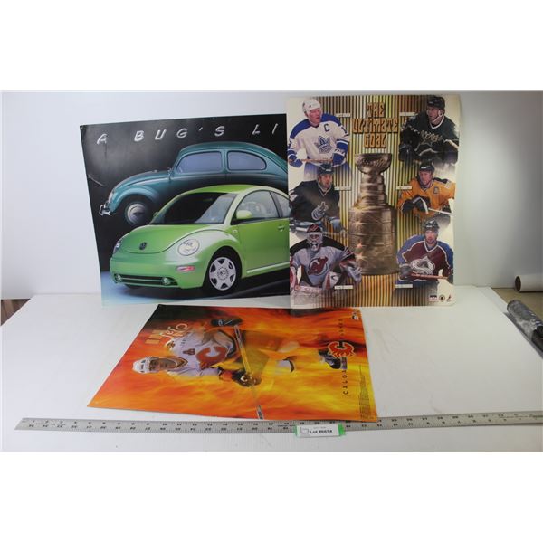 (3) Cardboard Prints - The Ultimate Goal - Inferno Jarome Iginla
