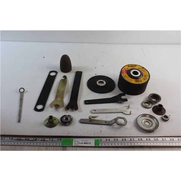Circular Saw Wrenches, Circular Saw Blades 1/4'' and Assorted Hardware