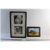 Field View Print and Framed Roses Print Wall Decor 21'' x 13'' & 11'' x 9''