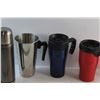 Image 3 : Sealed Cups, Thermos, Tim Hortons Reusable Plastic Cup and Milkshake Cup