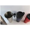 Image 5 : Sealed Cups, Thermos, Tim Hortons Reusable Plastic Cup and Milkshake Cup