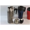 Image 7 : Sealed Cups, Thermos, Tim Hortons Reusable Plastic Cup and Milkshake Cup