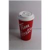Image 9 : Sealed Cups, Thermos, Tim Hortons Reusable Plastic Cup and Milkshake Cup
