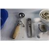 Image 3 : Strainer, Knife Guide, Ice Cream Scoop, Milk Pots and Misc.
