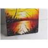 Image 3 : Sunset View Painting 9'' x 6'' and Wireless Plug & Play 15 in 1 TV Game