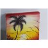 Image 4 : Sunset View Painting 9'' x 6'' and Wireless Plug & Play 15 in 1 TV Game